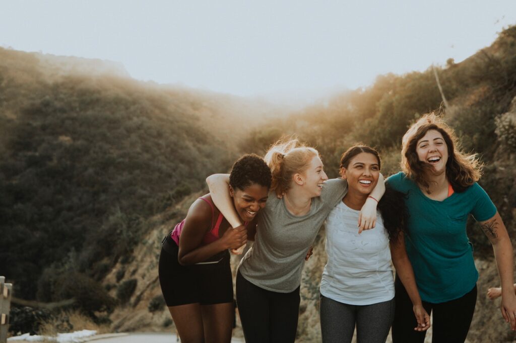 Group of people embracing. Stock image for SAC Careers page