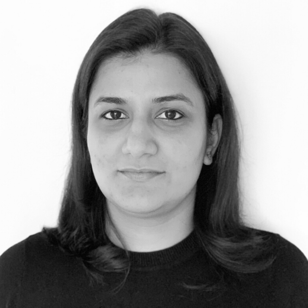 Black and white headshot of Soni Khatri